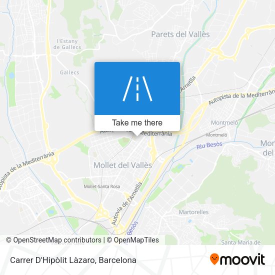 Carrer D'Hipòlit Làzaro map