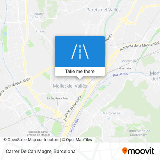 Carrer De Can Magre map