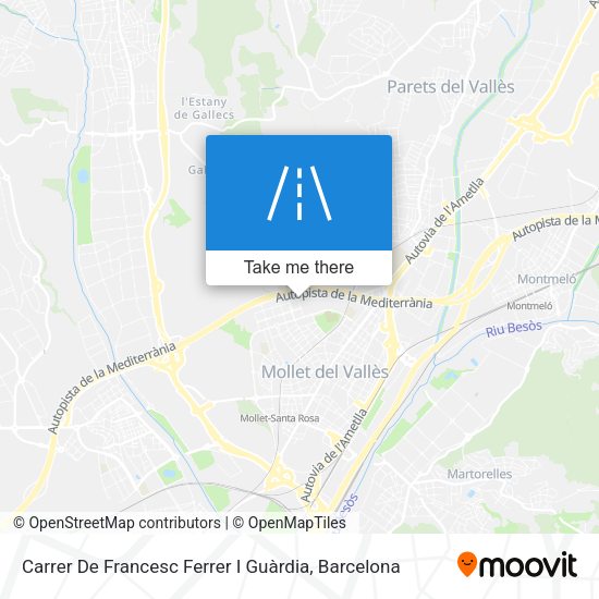 Carrer De Francesc Ferrer I Guàrdia map