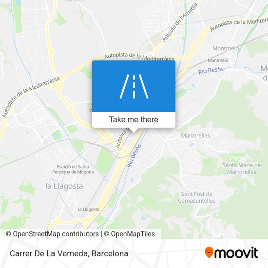 Carrer De La Verneda map