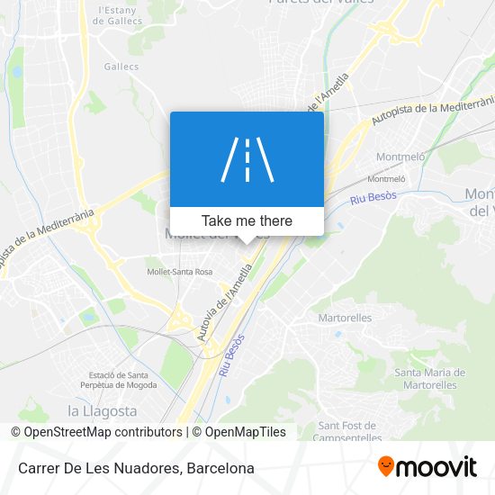 Carrer De Les Nuadores map