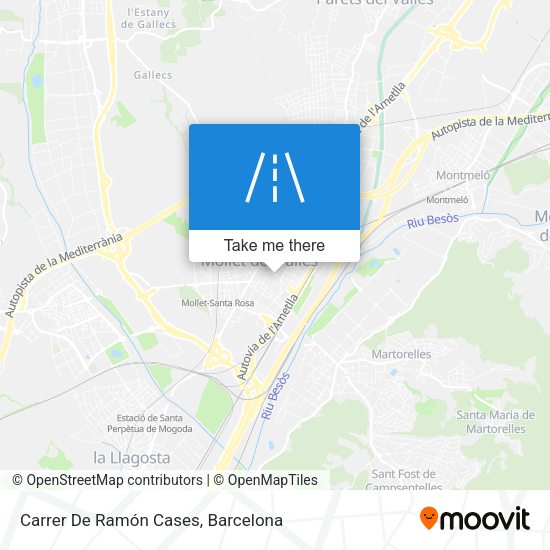 Carrer De Ramón Cases map