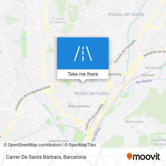 Carrer De Santa Bàrbara map
