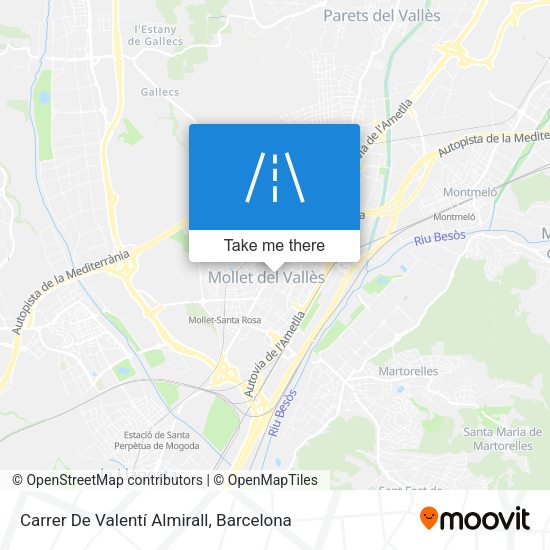 Carrer De Valentí Almirall map