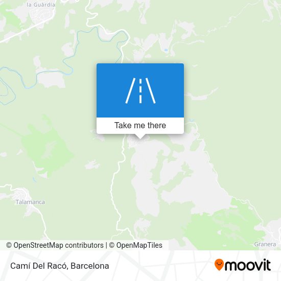 Camí Del Racó map