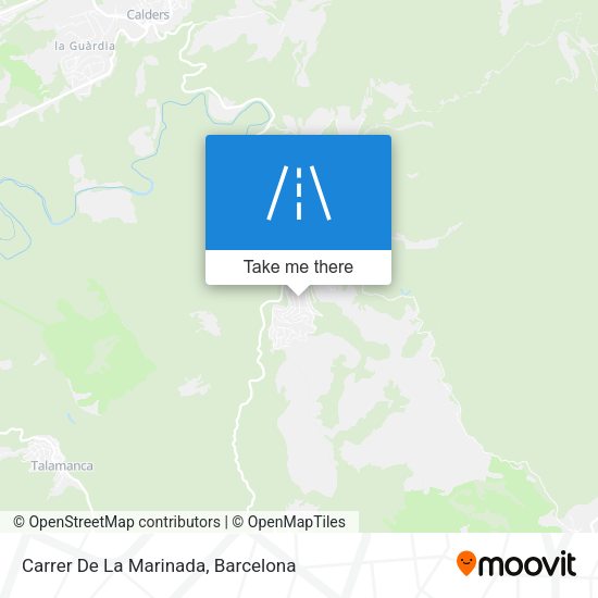 Carrer De La Marinada map