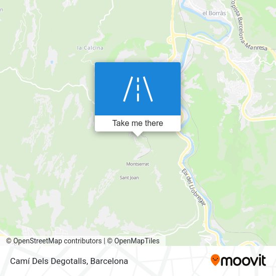 Camí Dels Degotalls map