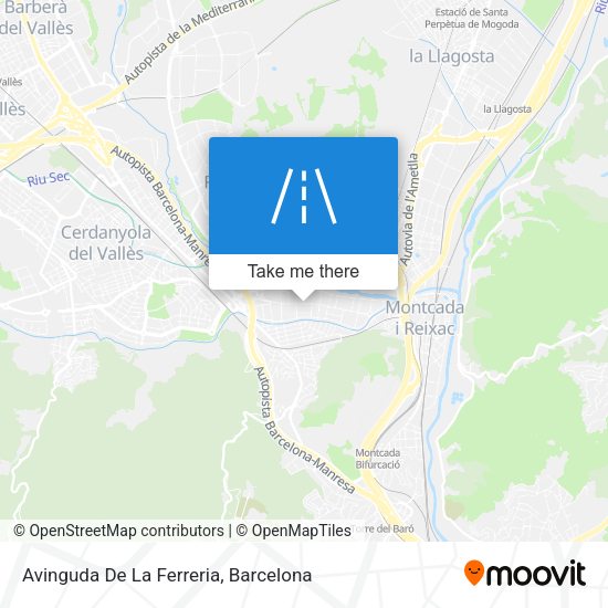 Avinguda De La Ferreria map
