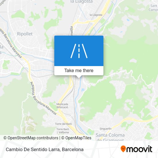 Cambio De Sentido Larra map