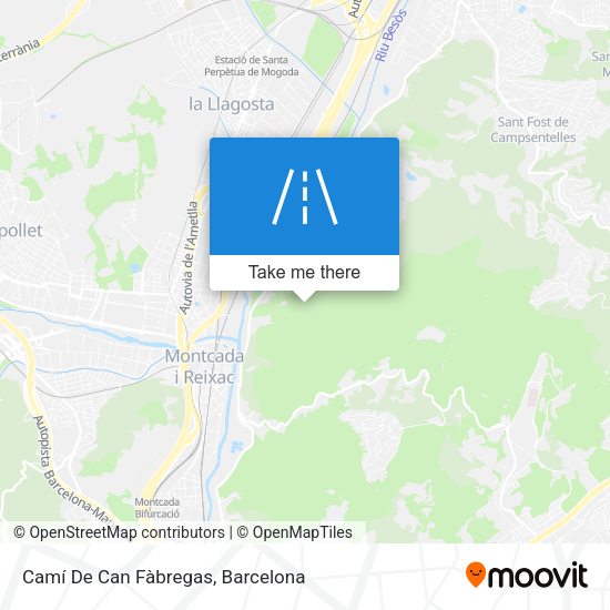 Camí De Can Fàbregas map
