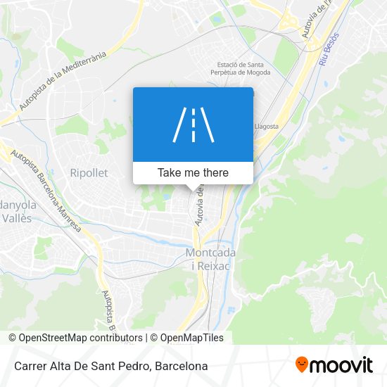 Carrer Alta De Sant Pedro map