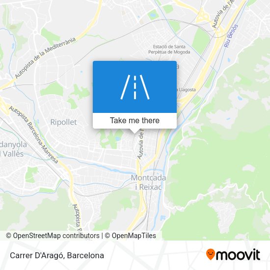 Carrer D'Aragó map