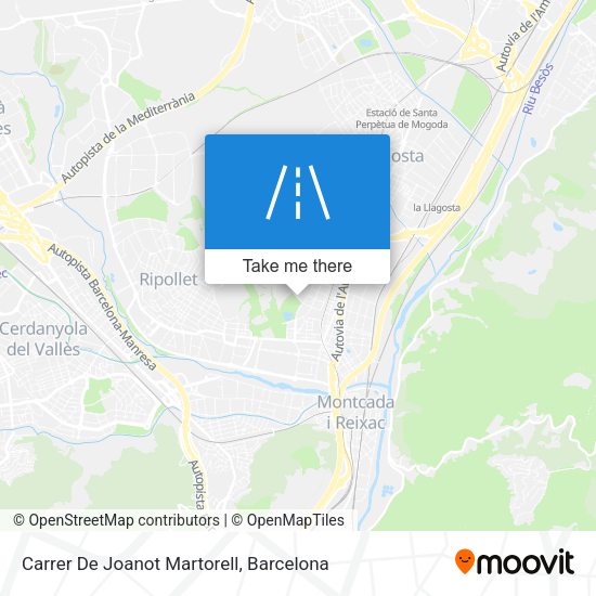 Carrer De Joanot Martorell map