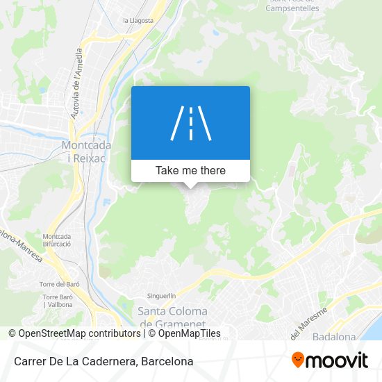 Carrer De La Cadernera map