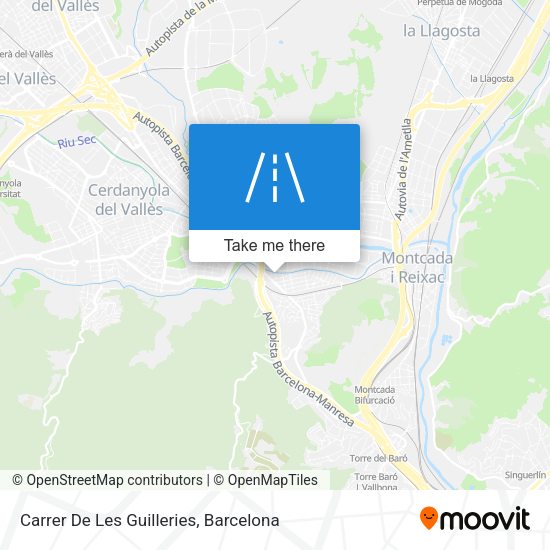 Carrer De Les Guilleries map