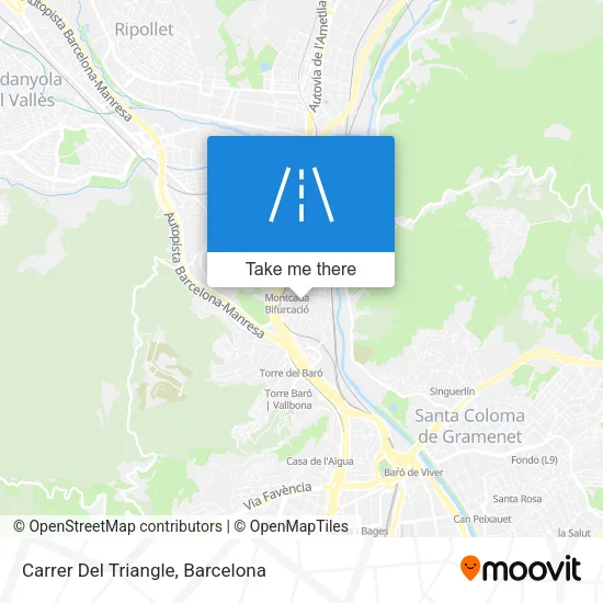 Carrer Del Triangle map