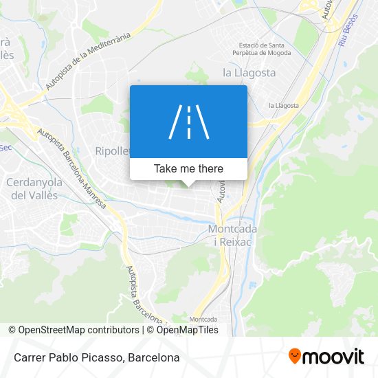 Carrer Pablo Picasso map