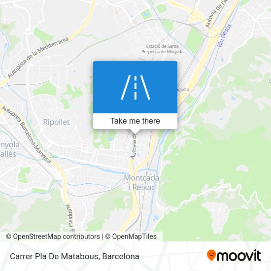 Carrer Pla De Matabous map
