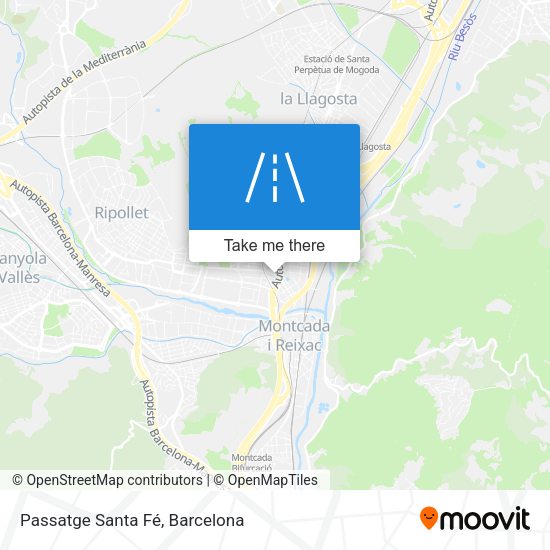 Passatge Santa Fé map