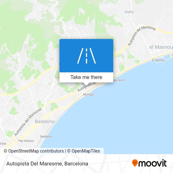Autopista Del Maresme map