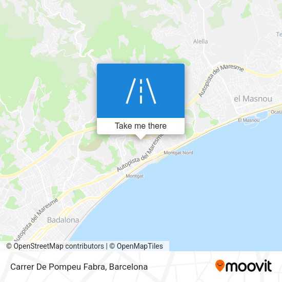 Carrer De Pompeu Fabra map