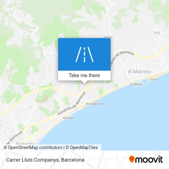 Carrer Lluís Companys map