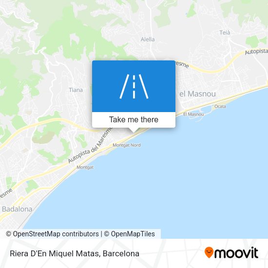 Riera D'En Miquel Matas map