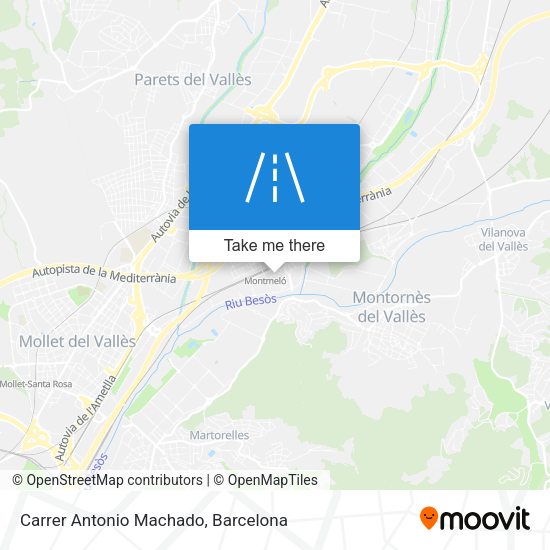 Carrer Antonio Machado map