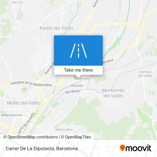 Carrer De La Diputació map