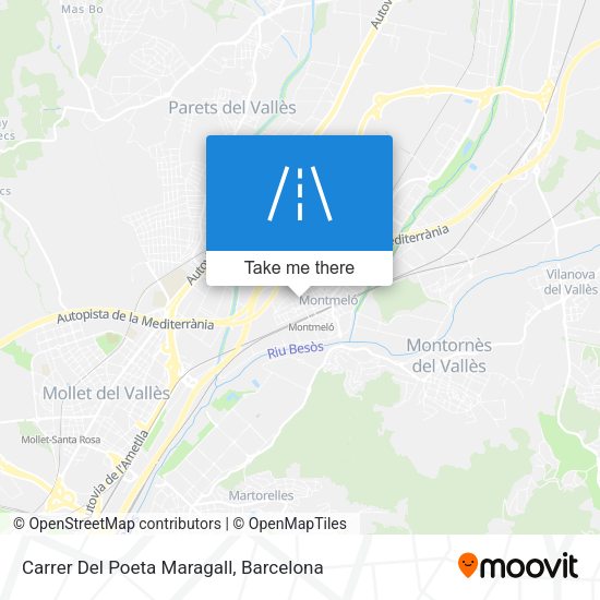 Carrer Del Poeta Maragall map