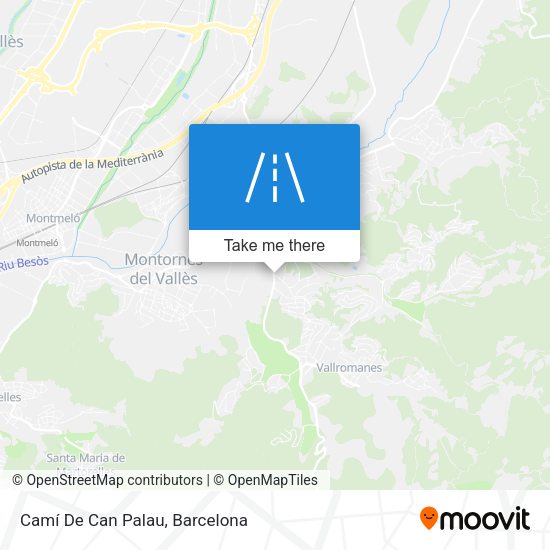 Camí De Can Palau map