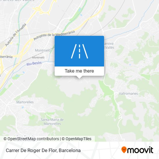 mapa Carrer De Roger De Flor