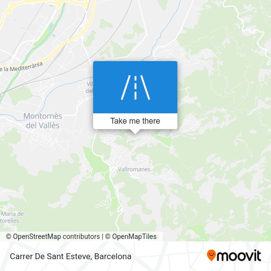 Carrer De Sant Esteve map