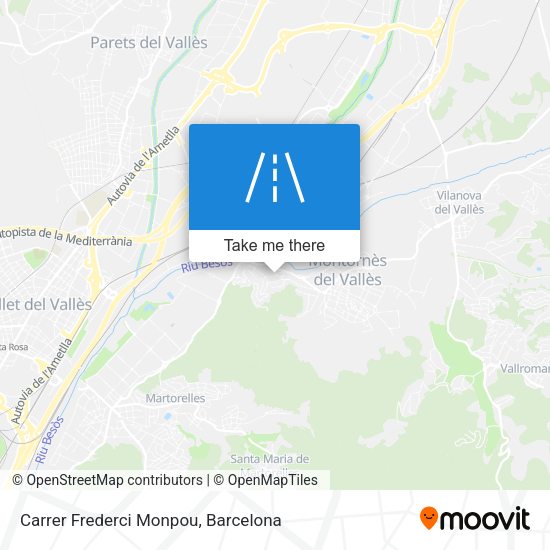 Carrer Frederci Monpou map