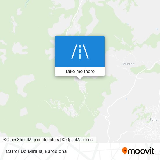 Carrer De Mirallà map