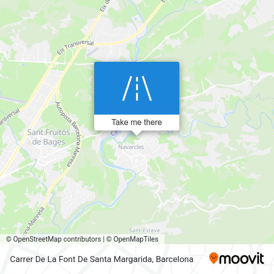 Carrer De La Font De Santa Margarida map