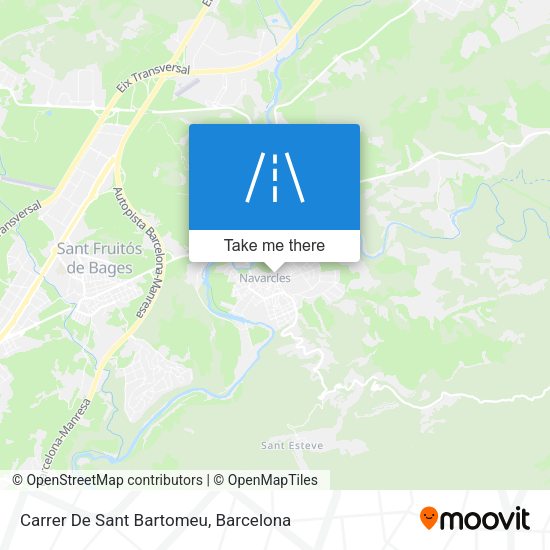 Carrer De Sant Bartomeu map