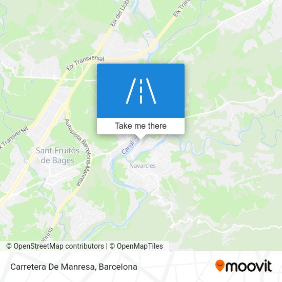 Carretera De Manresa map