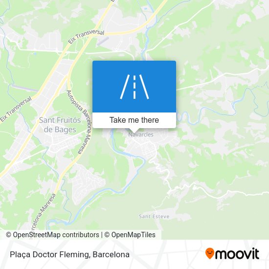 Plaça Doctor Fleming map