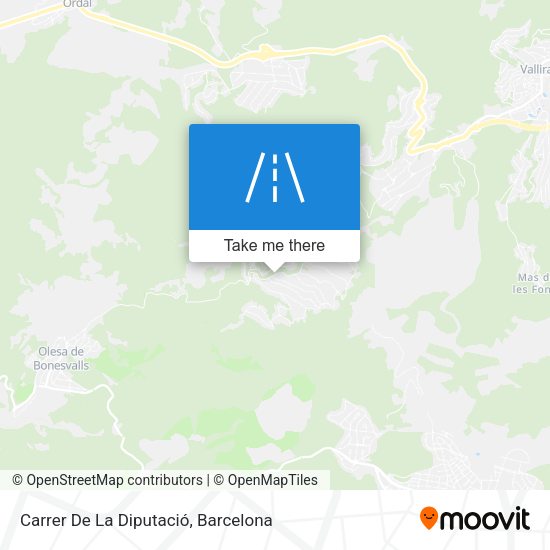 Carrer De La Diputació map