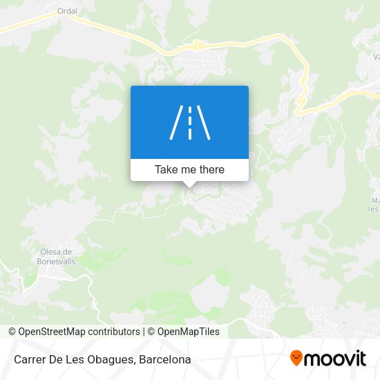 Carrer De Les Obagues map
