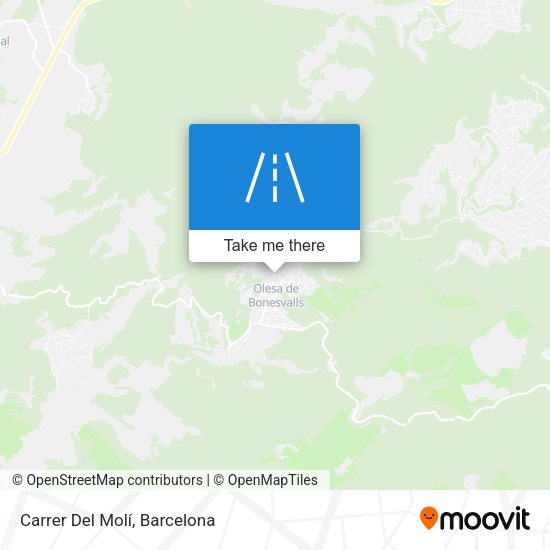 Carrer Del Molí map
