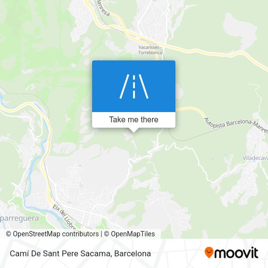 Camí De Sant Pere Sacama map