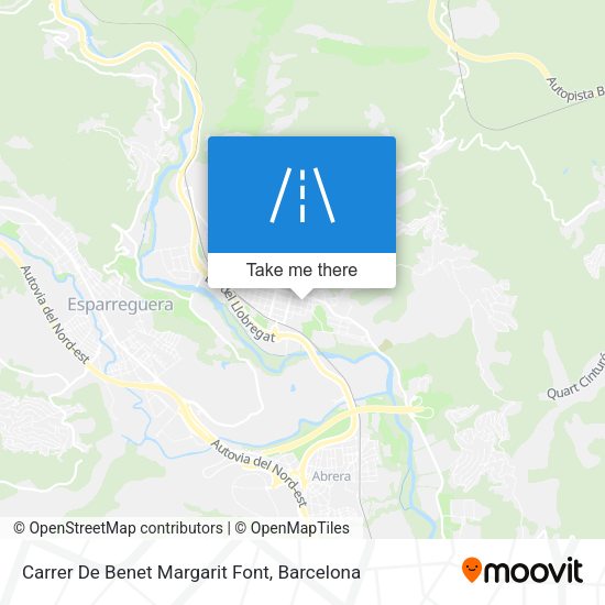 Carrer De Benet Margarit Font map