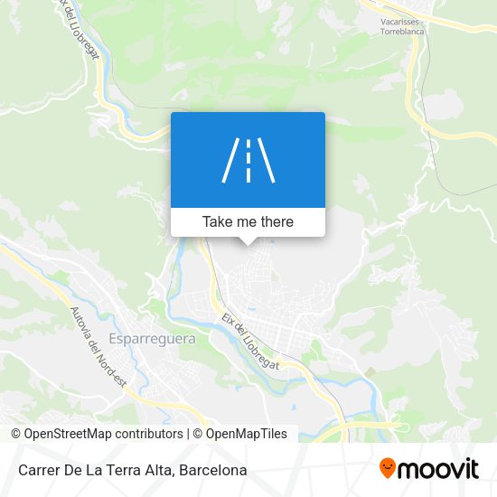 Carrer De La Terra Alta map