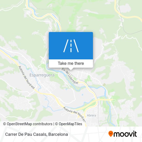Carrer De Pau Casals map
