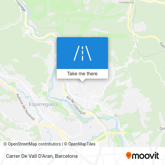 Carrer De Vall D'Aran map