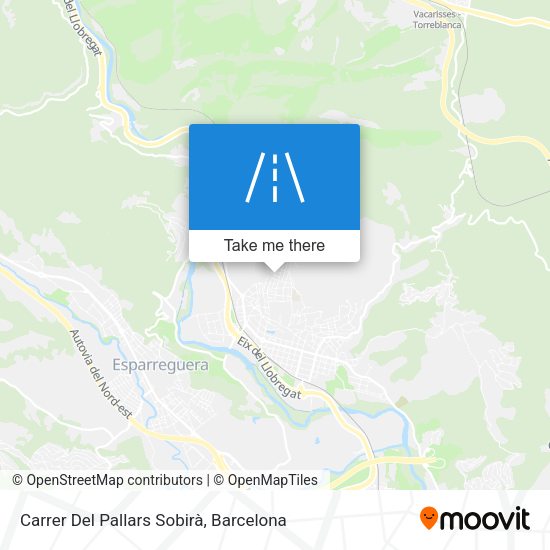 Carrer Del Pallars Sobirà map