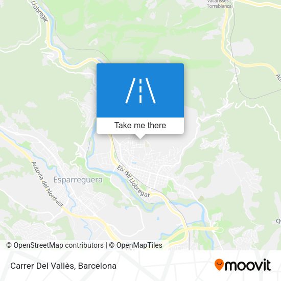 Carrer Del Vallès map