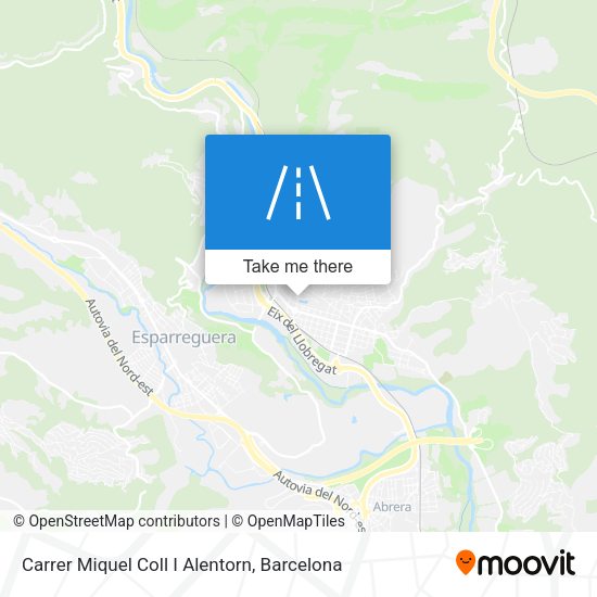 Carrer Miquel Coll I Alentorn map